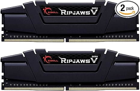 G.SKILL Ripjaws V Series (Intel XMP) DDR4 RAM 32GB (4x8GB) 3600MT/s CL16-19-19-39