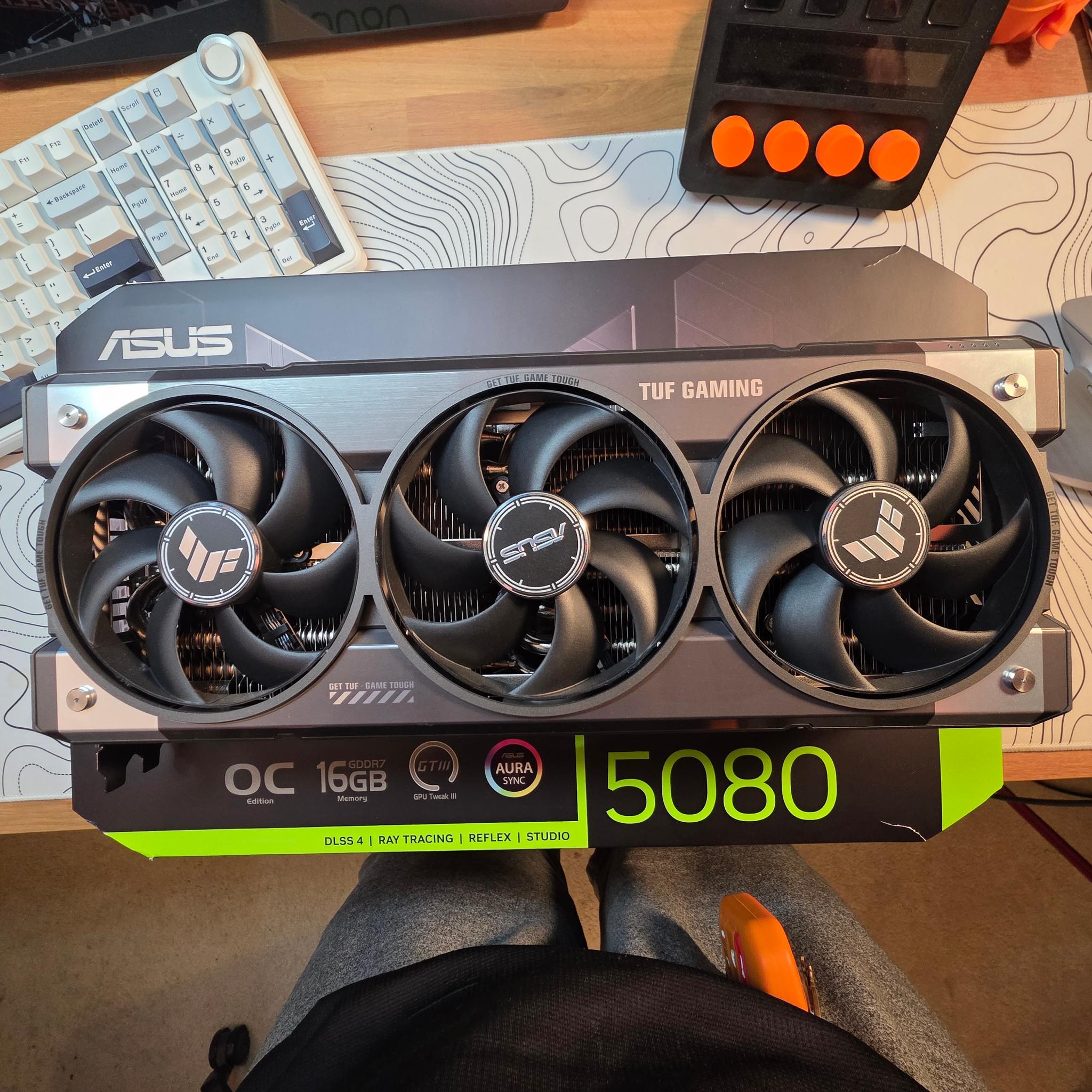 ASUS TUF Gaming GeForce RTX 5080 16GB GDDR7 OC Edition