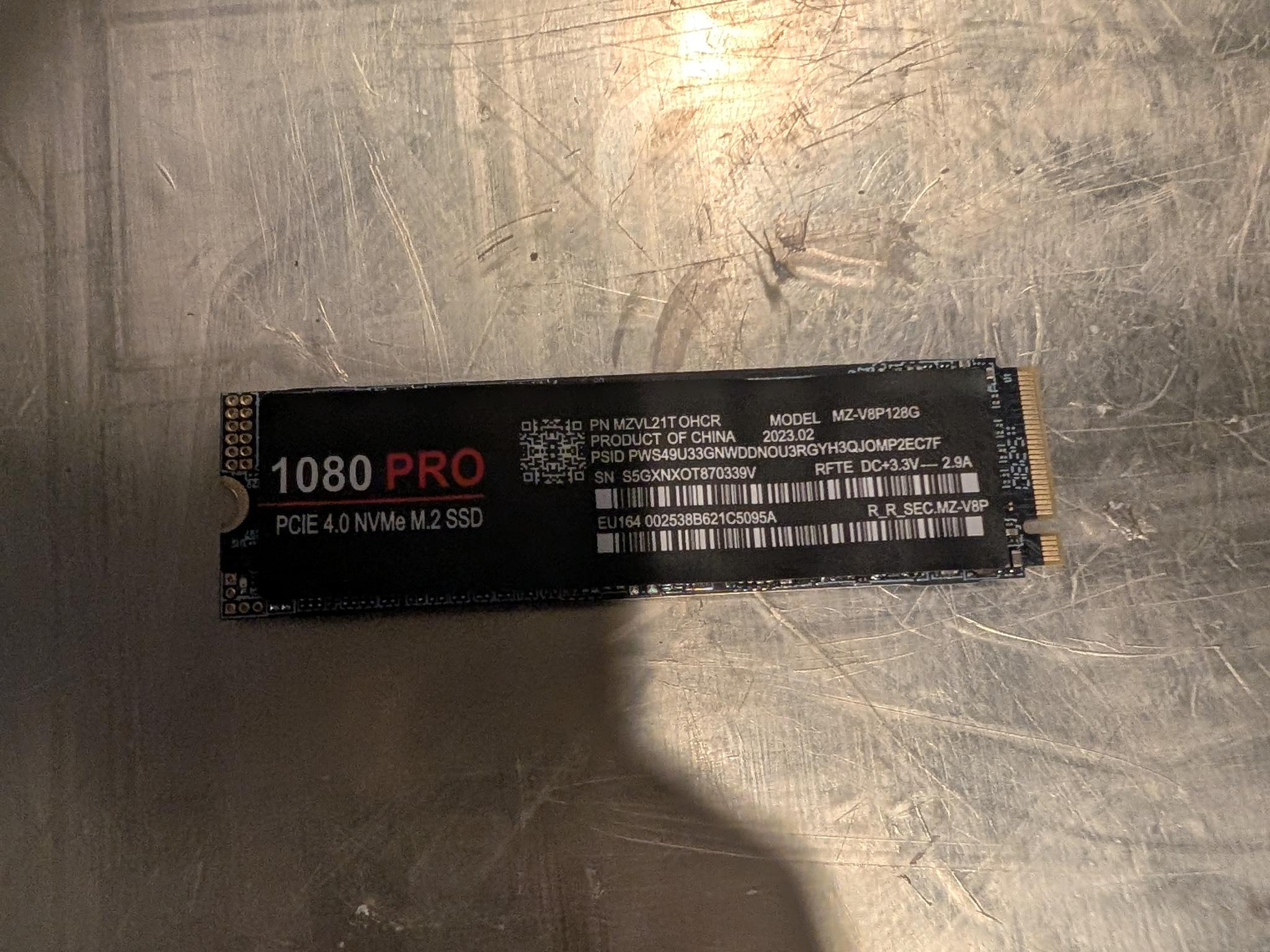 128 GB NVME SSD