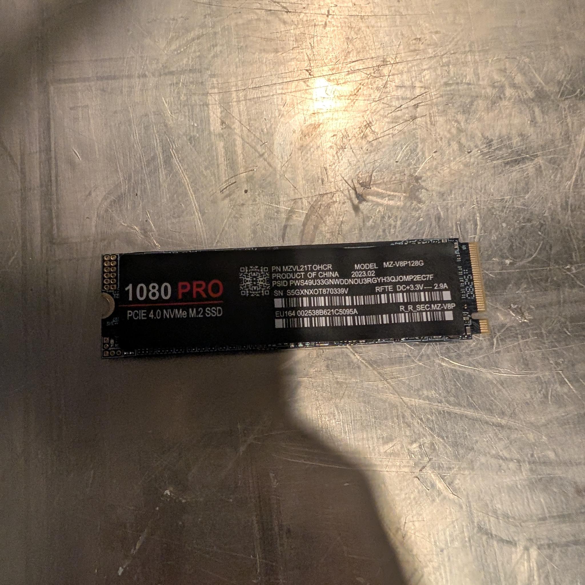 128 GB NVME SSD