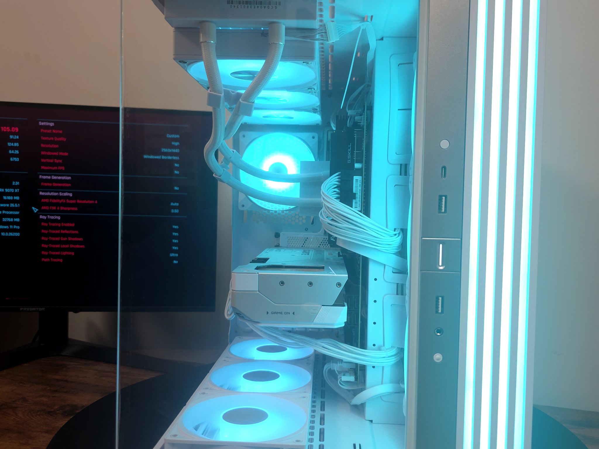 🔥 Ryzen 9 9800X3D + RX 9070 XT 16GB Gaming PC 🔥l 💻 32GB DDR5 | 360MM AIO w/ IPS Screen