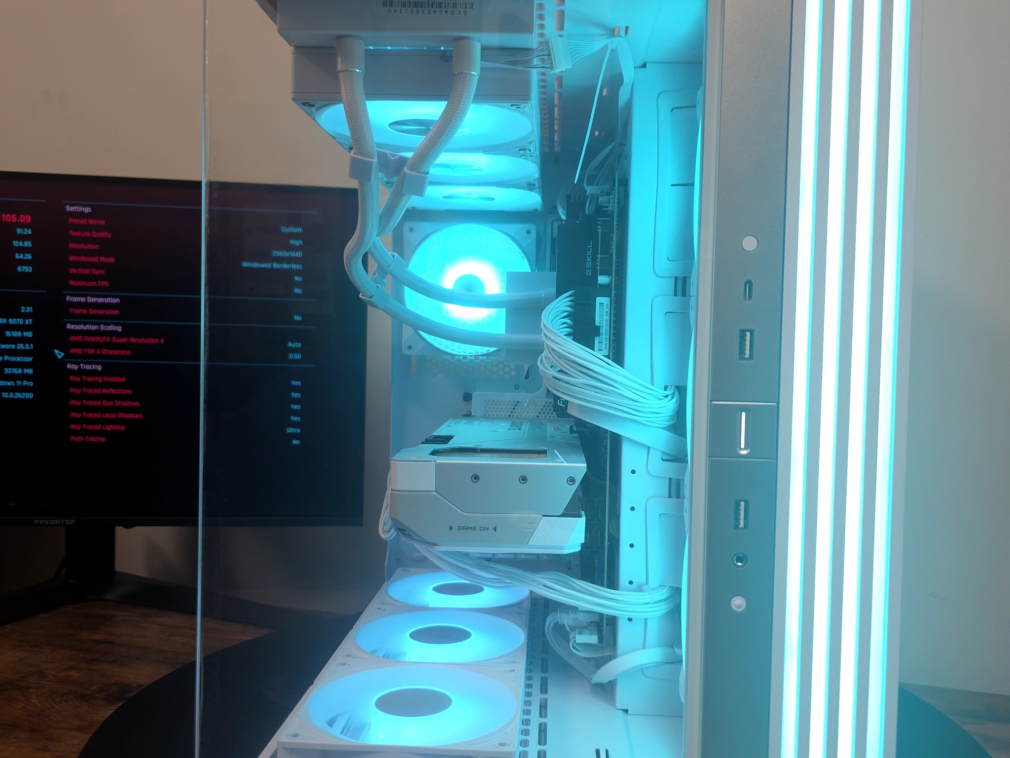 🔥 Ryzen 9 9800X3D + RX 9070 XT 16GB Gaming PC 🔥l 💻 32GB DDR5 | 360MM AIO w/ IPS Screen