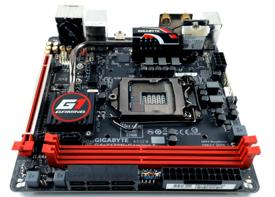 Gigabyte GA-Z170N-Gaming 5, mini-ITX MOBO Bundle Intel i7-7700K CPU 16GB (2x8 GB) DDR4 RAM IO Shield