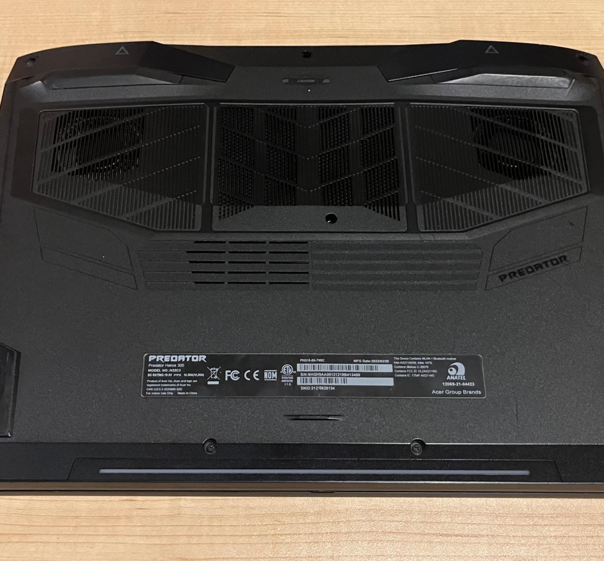Acer Predator Gaming Laptop | i7-12700h, RTX 3070 Ti