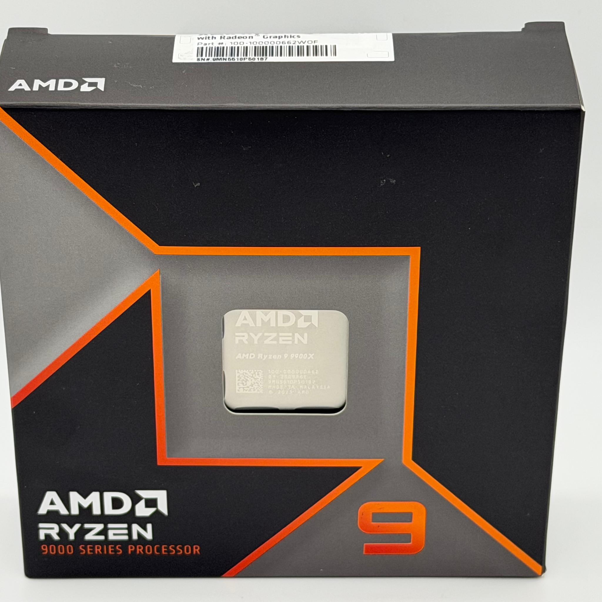 AMD 9900X 9000 Series Ryzen 9 Processor 4.4GHz 12-Core AM5
