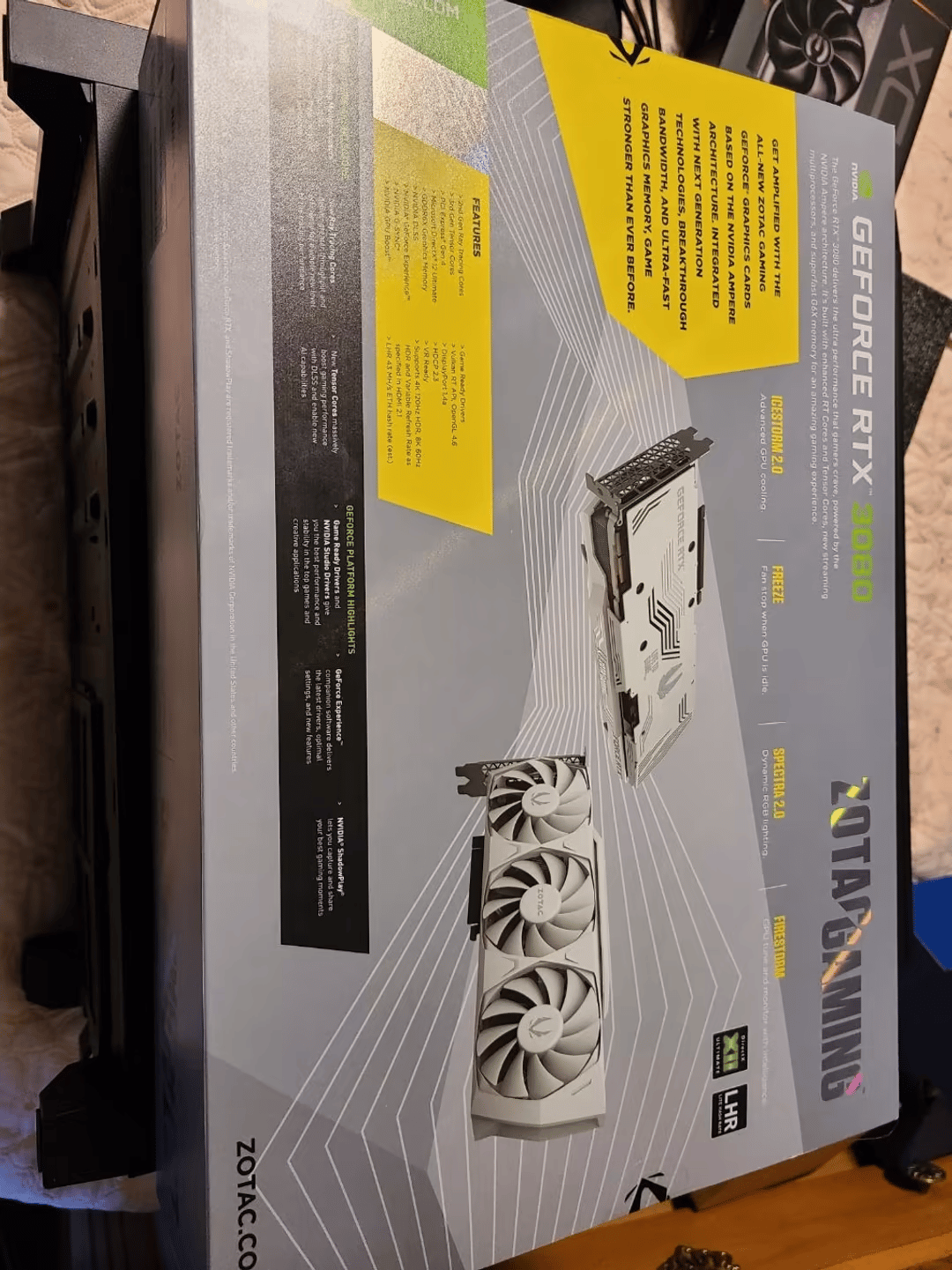 ZOTAC GAMING GeForce RTX 3080 Trinity OC White Edition LHR
