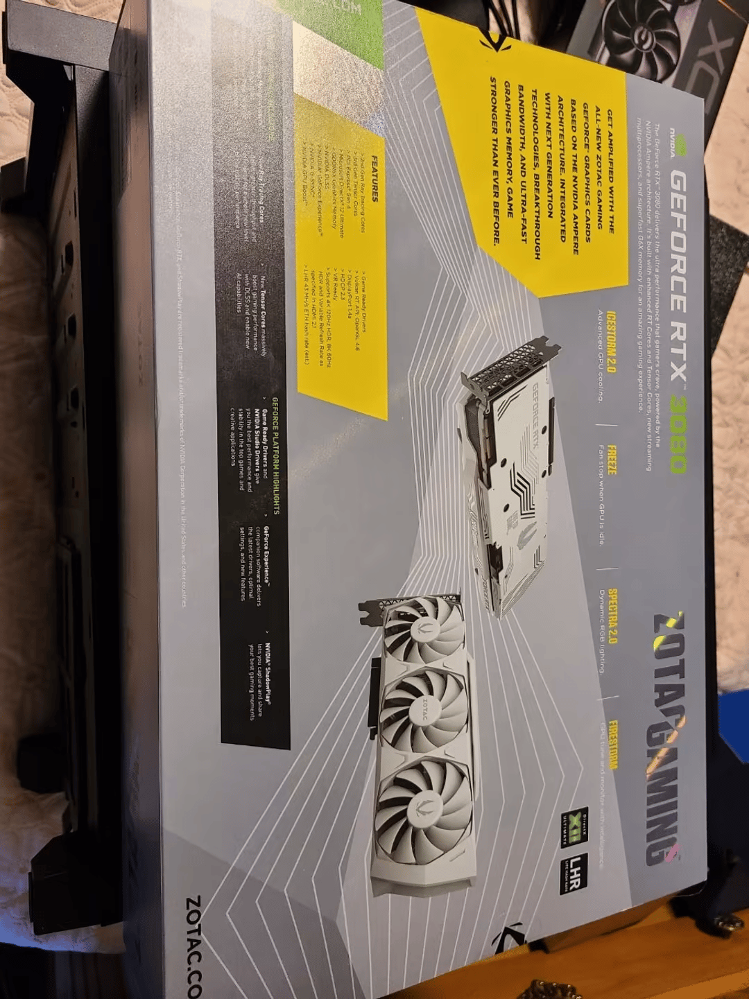 ZOTAC GAMING GeForce RTX 3080 Trinity OC White Edition LHR
