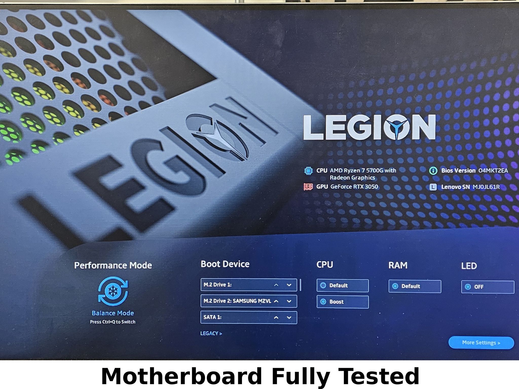 Lenovo T550-MB AMD AM4 DDR4 ATX Motherboard