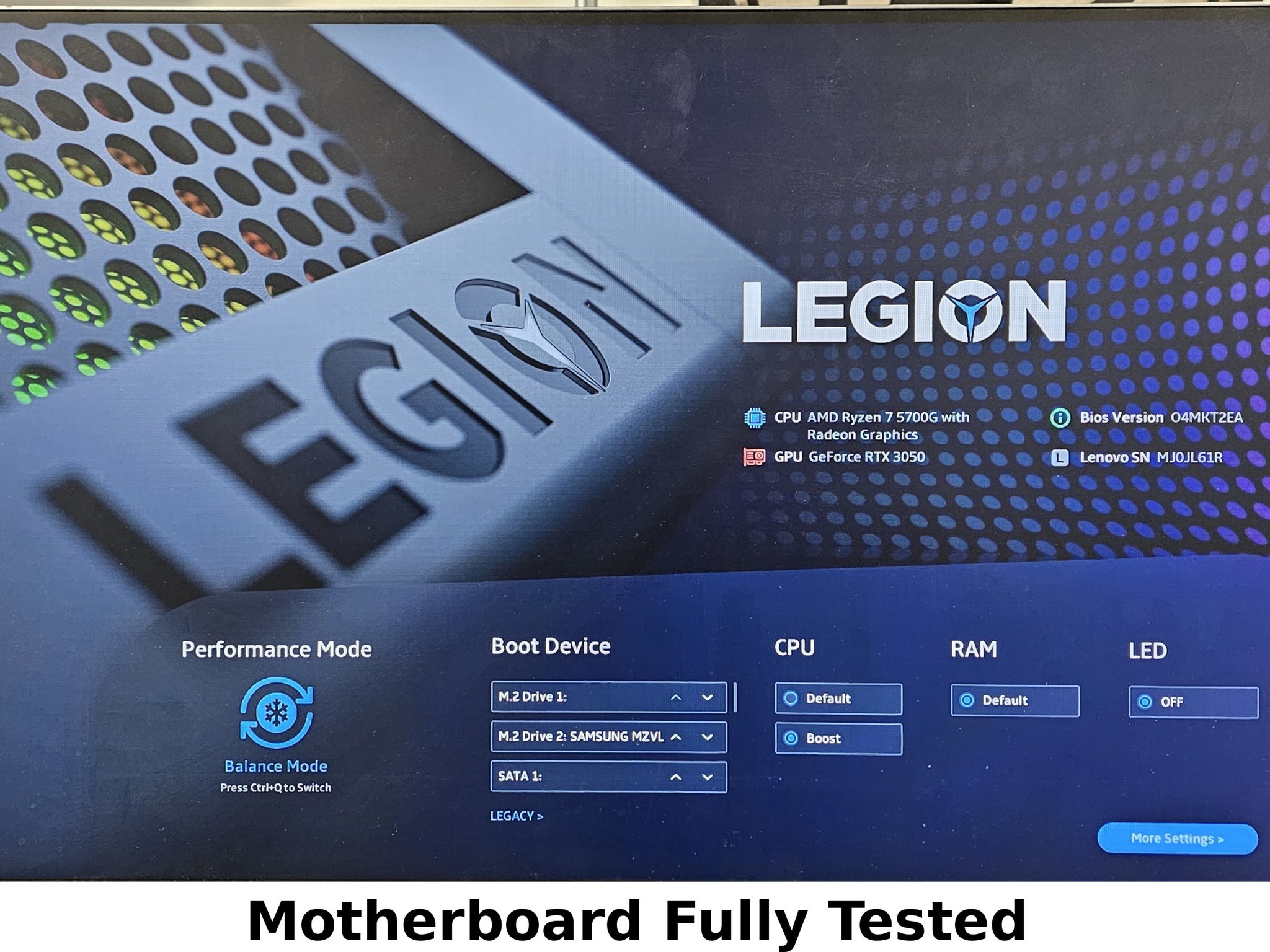 Lenovo T550-MB AMD AM4 DDR4 ATX Motherboard