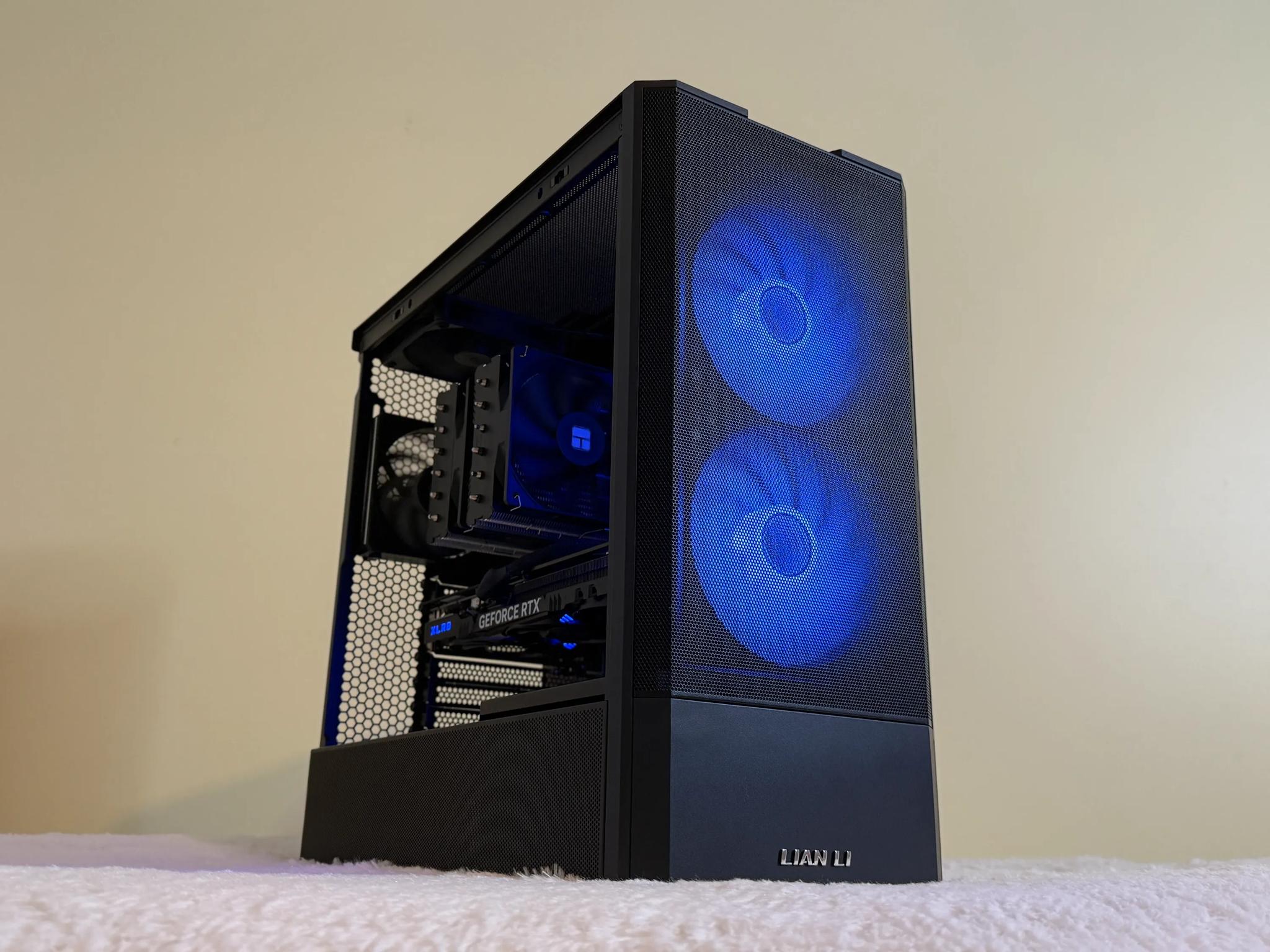 1080p & 1440p Gaming PC - The Blue Sentinel | 4060 TI | 7800X3D | 32GB RAM | 2TB NVME | 850W Gold