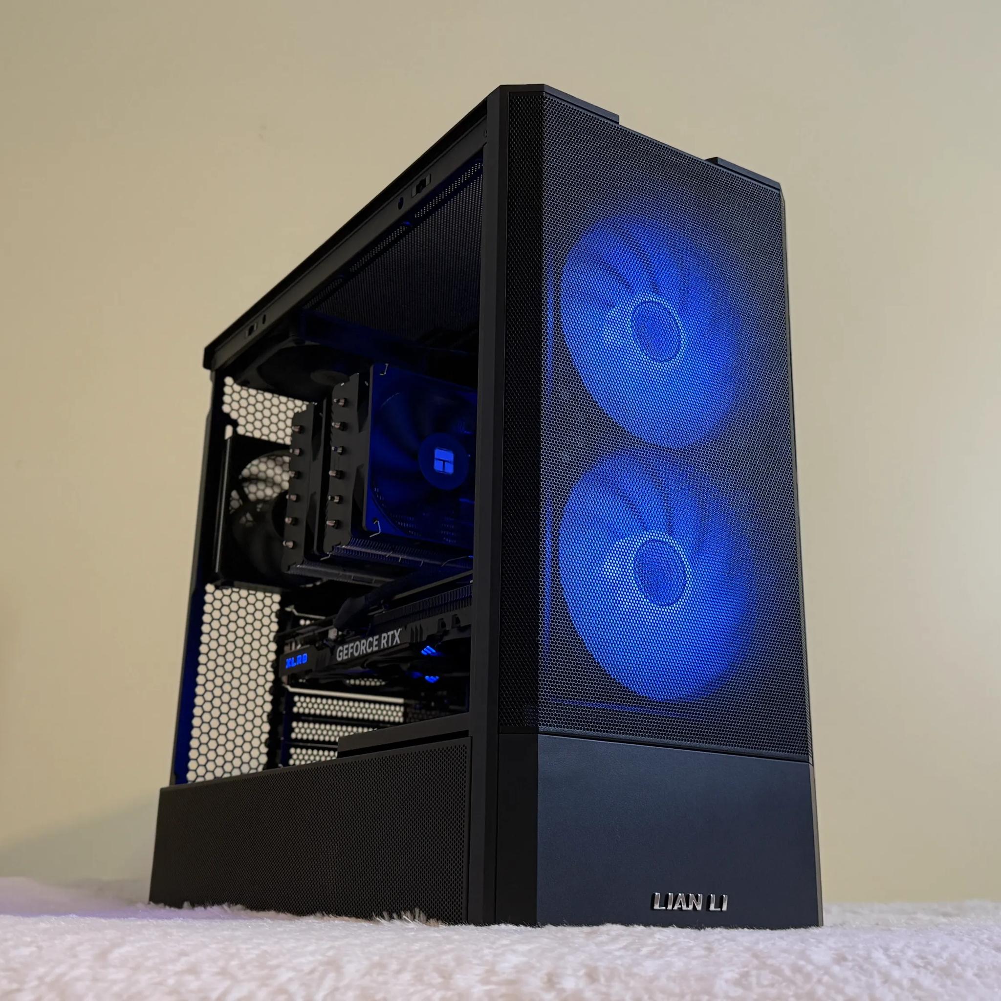 1080p & 1440p Gaming PC - The Blue Sentinel | 4060 TI | 7800X3D | 32GB RAM | 2TB NVME | 850W Gold