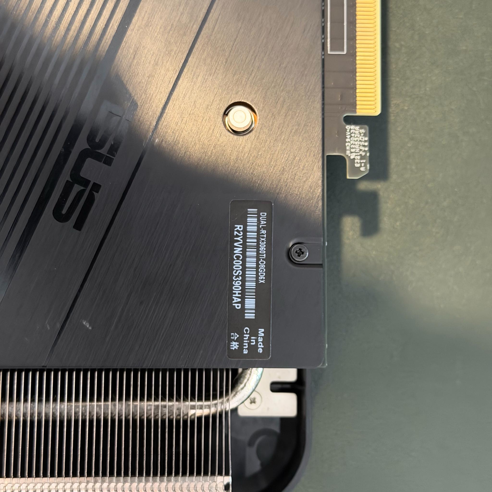 ASUS DUAL GeForce RTX 3060 Ti GDDR6X