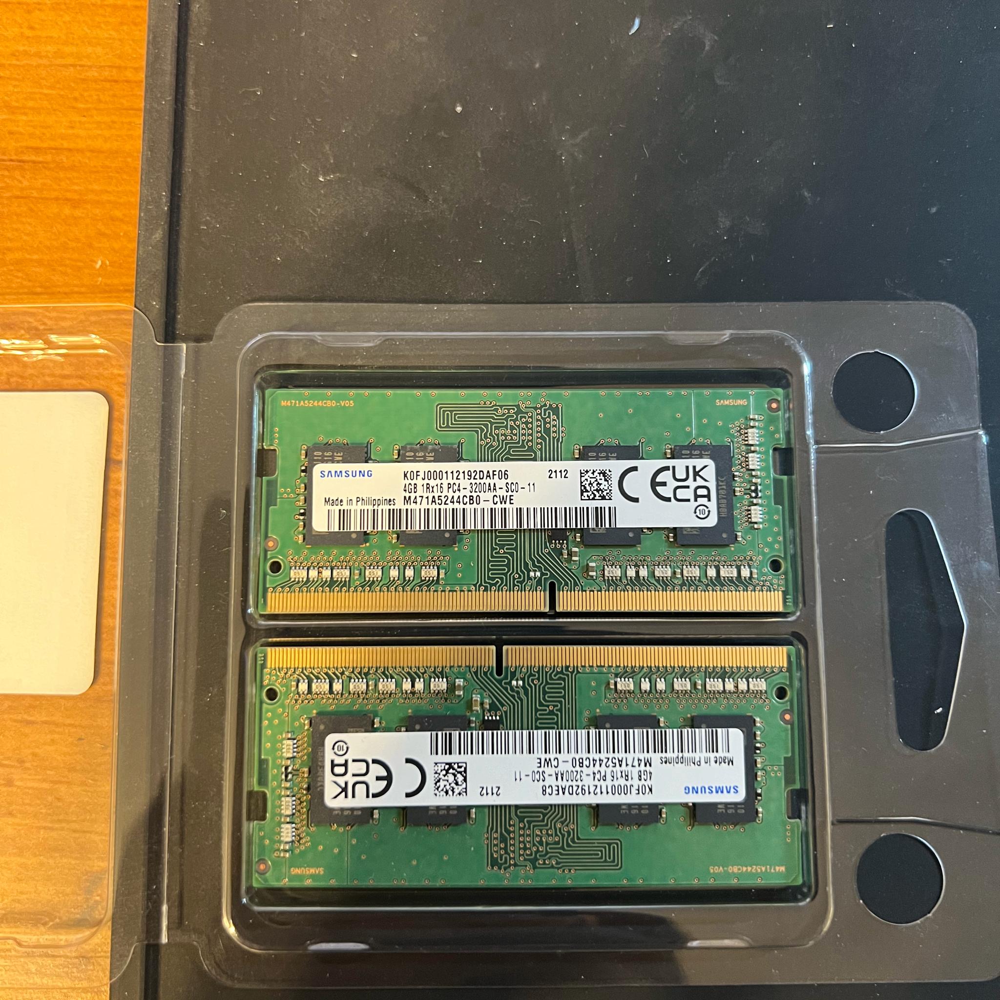 Samsung 8GB (2x4GB) DDR4 3200Mhz Laptop Memory