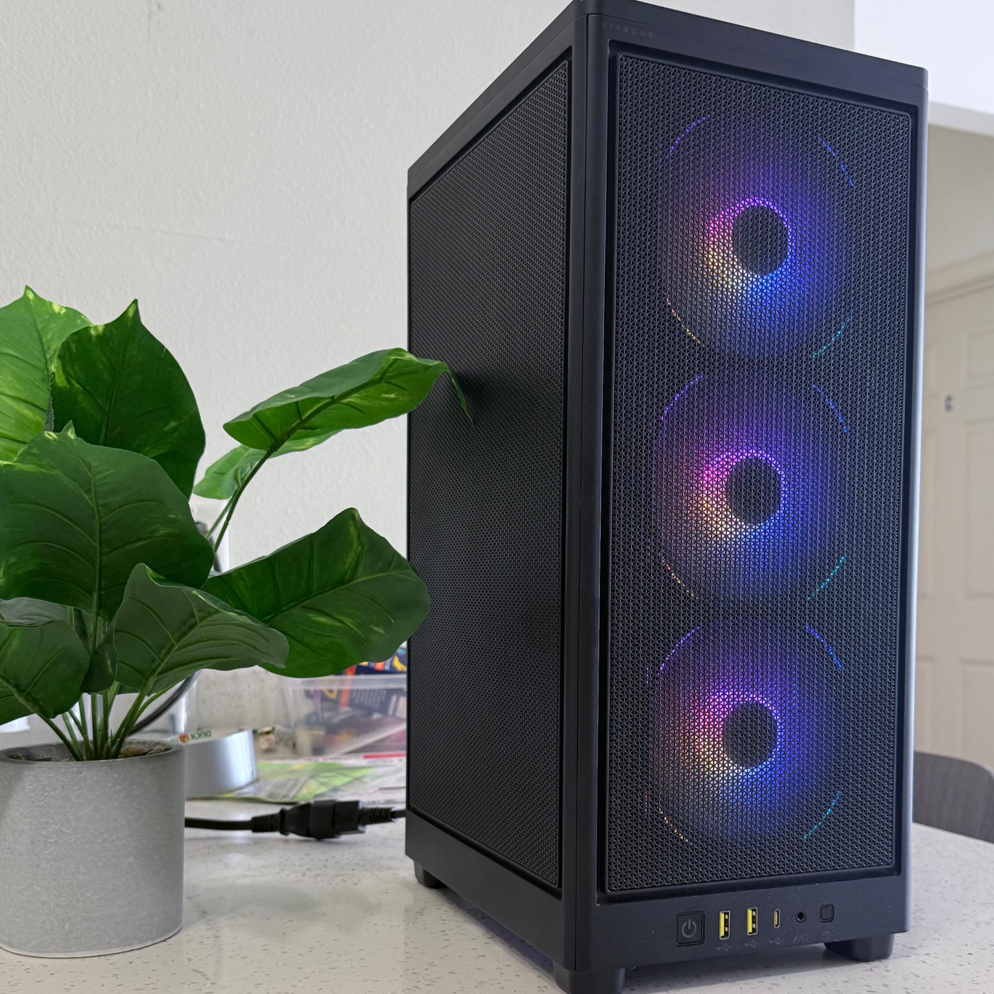 Black Opal VIII|Core Ultra 7 265K| 5070 Ti|32GB DDR5|2TB PCIE 5.0| Workstation SFF Gaming PC