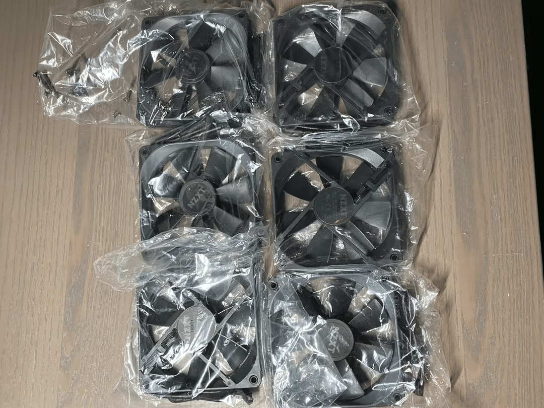 NZXT 120MM AIO FAN (BUNDLE PACK OF 6)