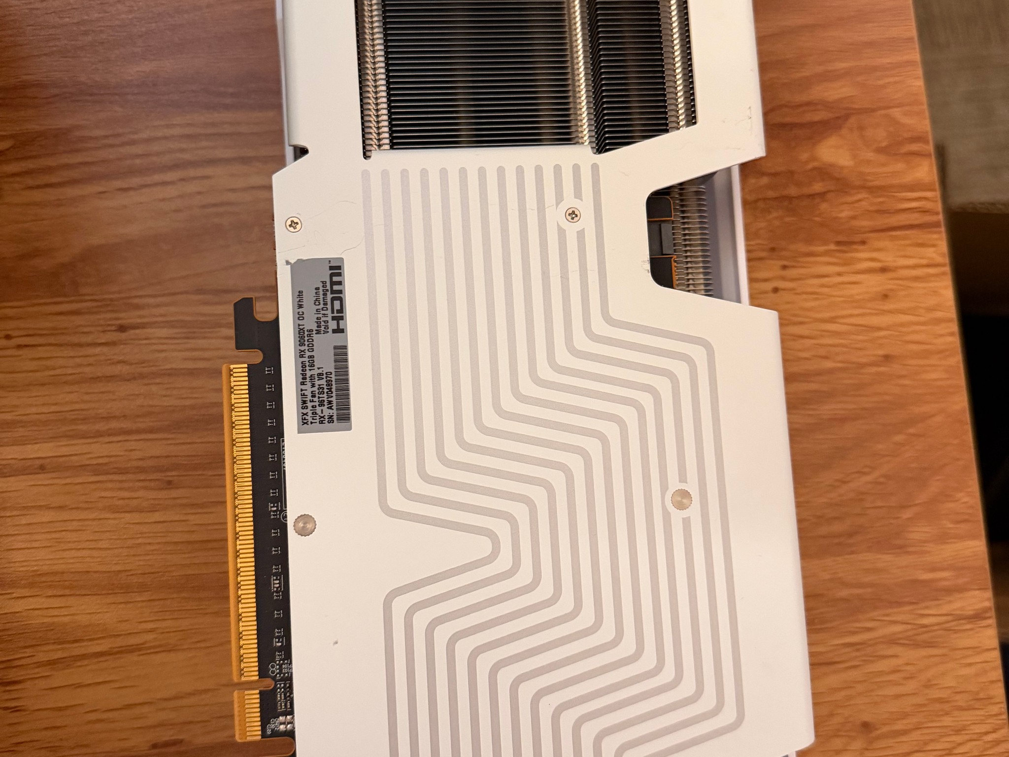 XFX Swift AMD Radeon RX 9060XT OC Triple Fan Gaming Edition