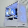 ❄️ Sleek All-White Gaming PC - Intel i3-12100F, GTX 1060, 16GB RAM, ARGB Lighting, 1TB SSD