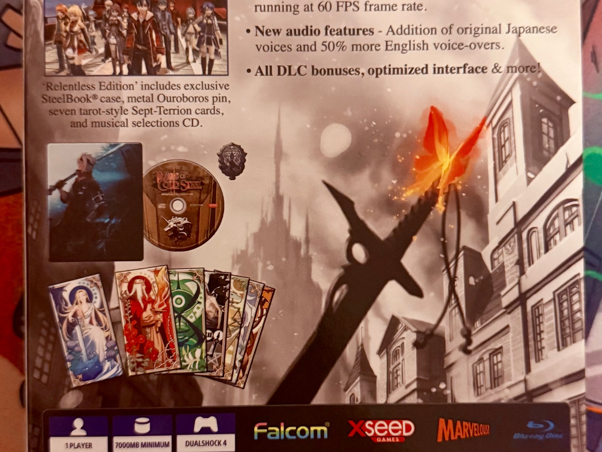 The Legend of Heroes Trails of Cold Steel 1 & 2 Decisive Relentless Edition PS4 | CIB