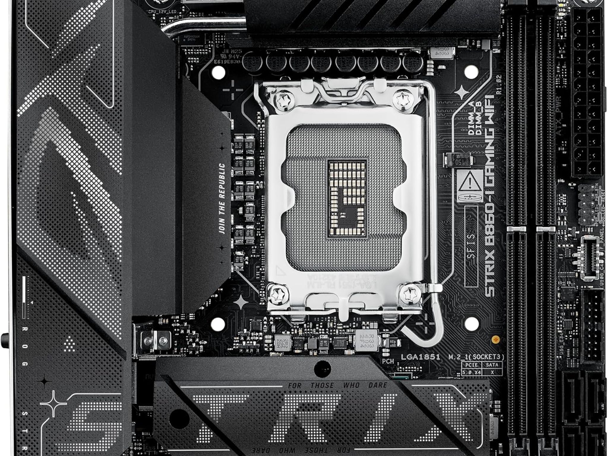 ASUS ROG STRIX B860-I GAMING WIFI LGA 1851 DDR5 Mini-ITX Desktop Motherboard
