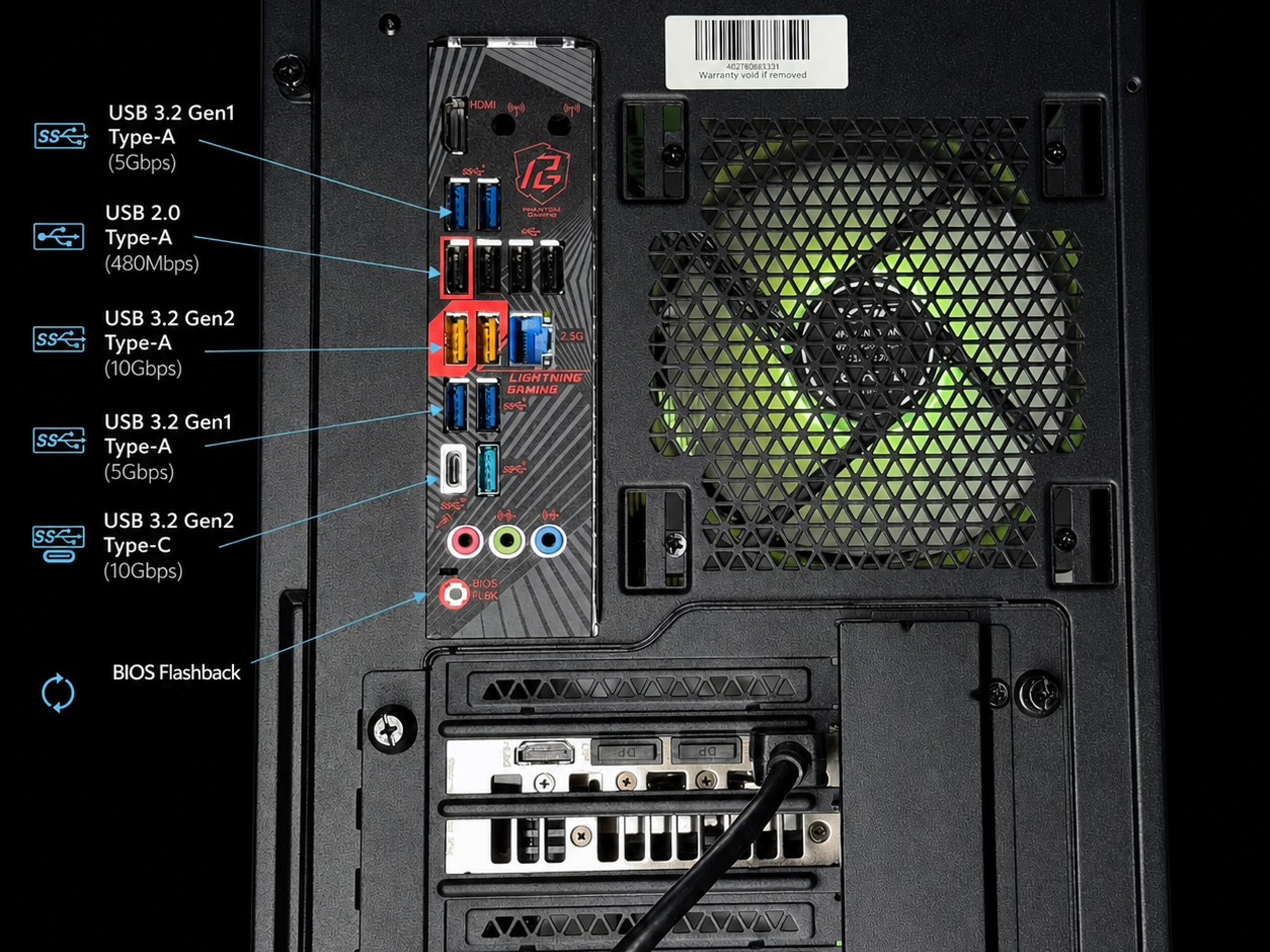 1440P/1080P Gaming pc / RTX 5060 / Ryzen 5 7500F / 16GB DDR5 Ram / 1TB SSD / RGB / B650