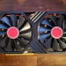 XFX RX 580 graphics card with 8gb memory