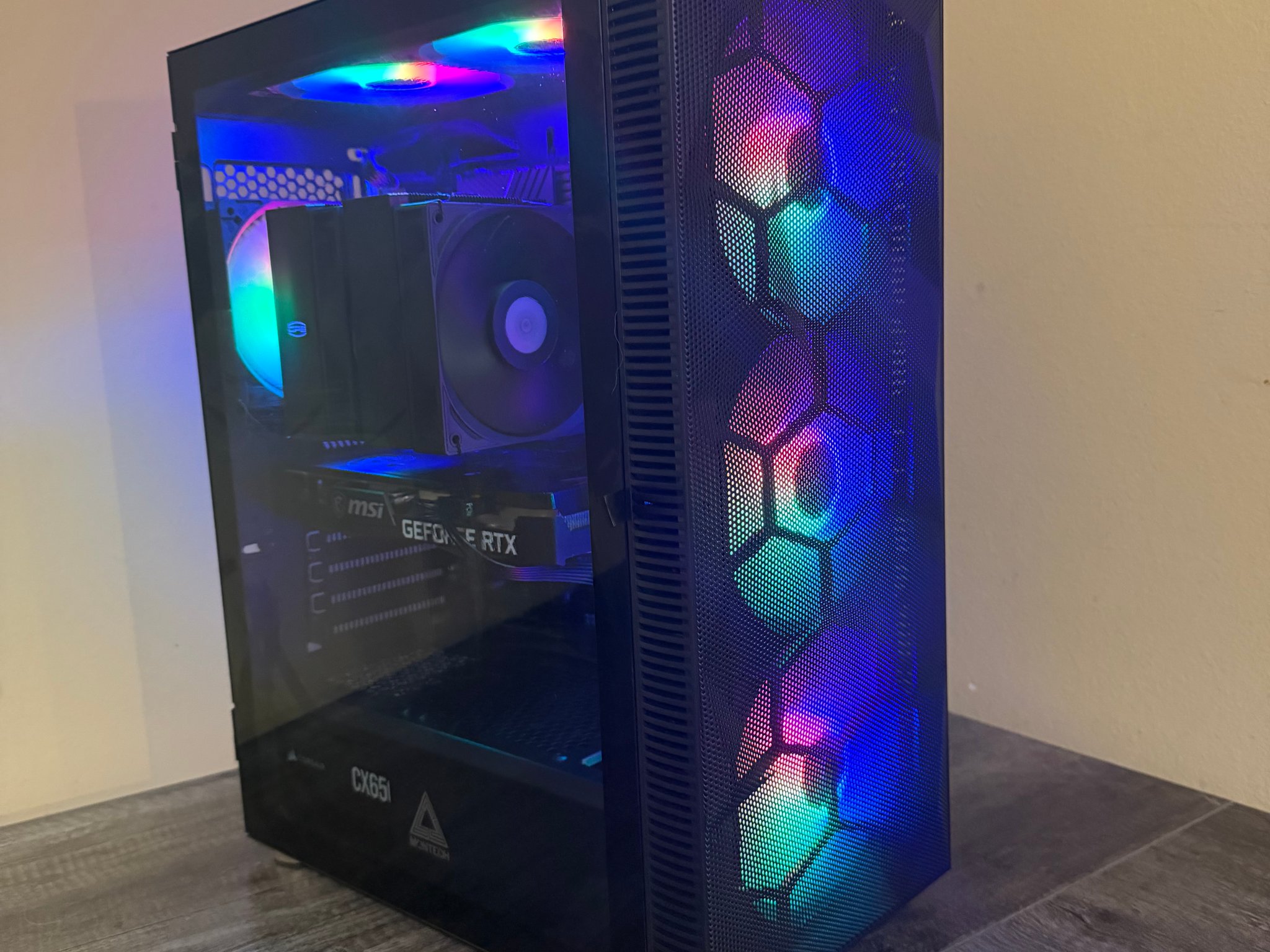 Custom Built Gaming PC, RTX 3060, Intel I5 12400, 32GB DDR4, 650w PSU, 2TB SSD