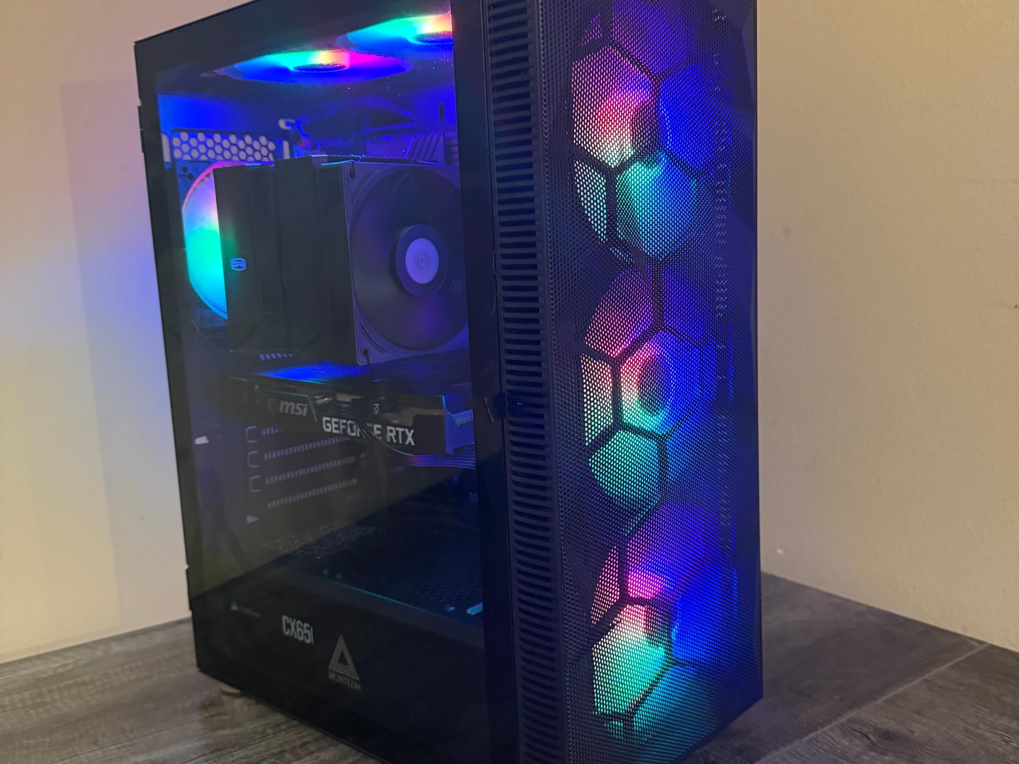 Custom Built Gaming PC, RTX 3060, Intel I5 12400, 32GB DDR4, 650w PSU, 2TB SSD