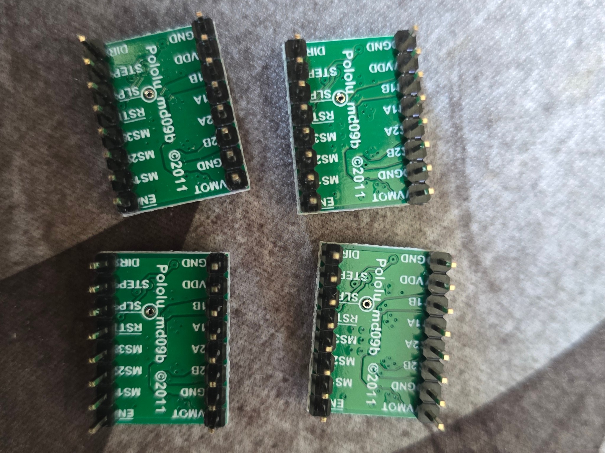 (4) Pololu md098b - Stepper Motor Driver Carrier