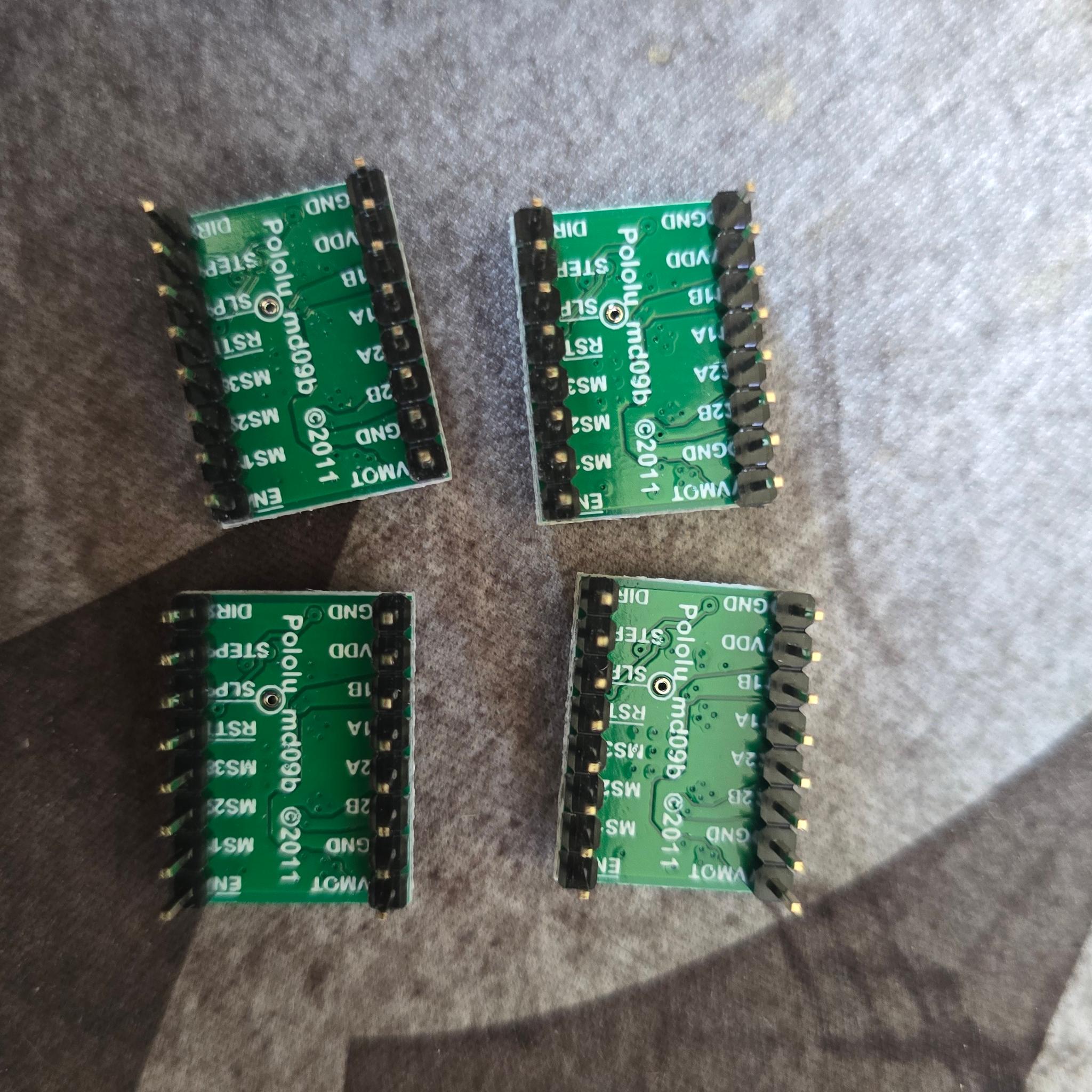 (4) Pololu md098b - Stepper Motor Driver Carrier