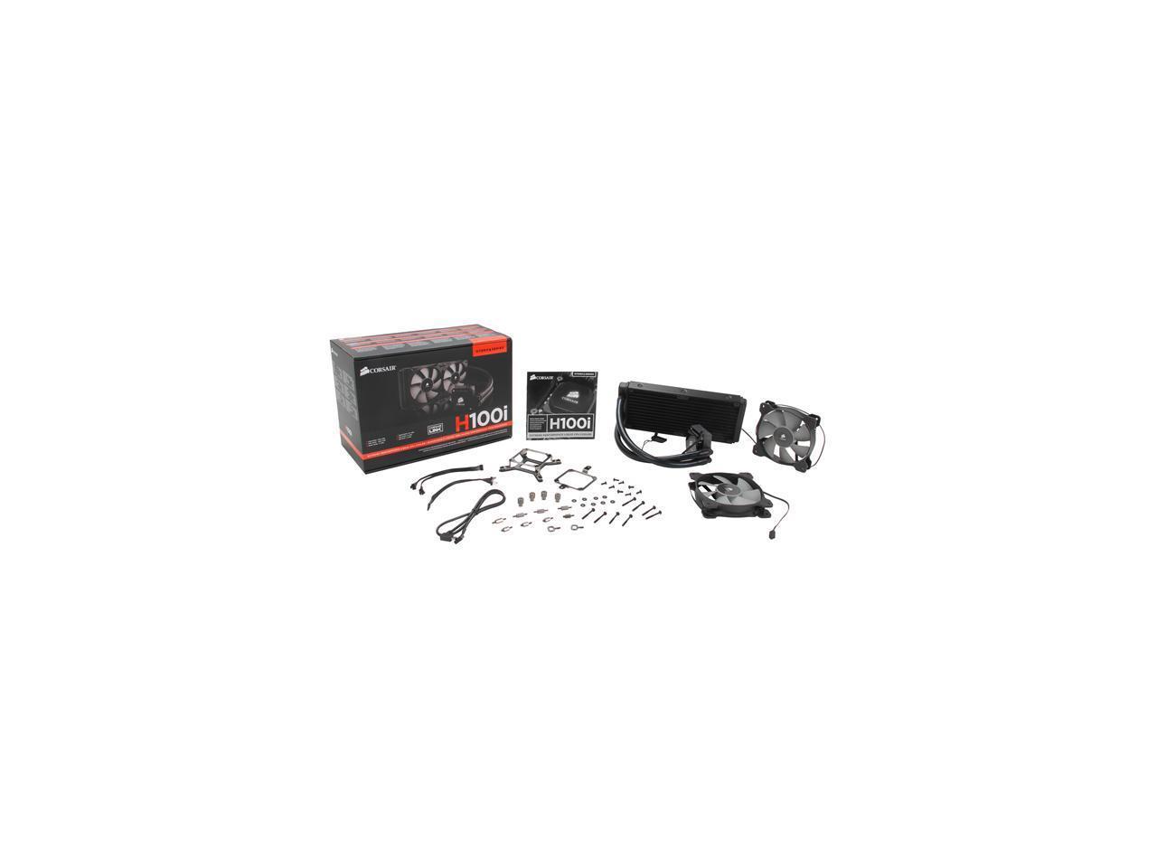 CORSAIR Hydro Series H100i Extreme Performance 240mm Water/Liquid CPU Cooler.