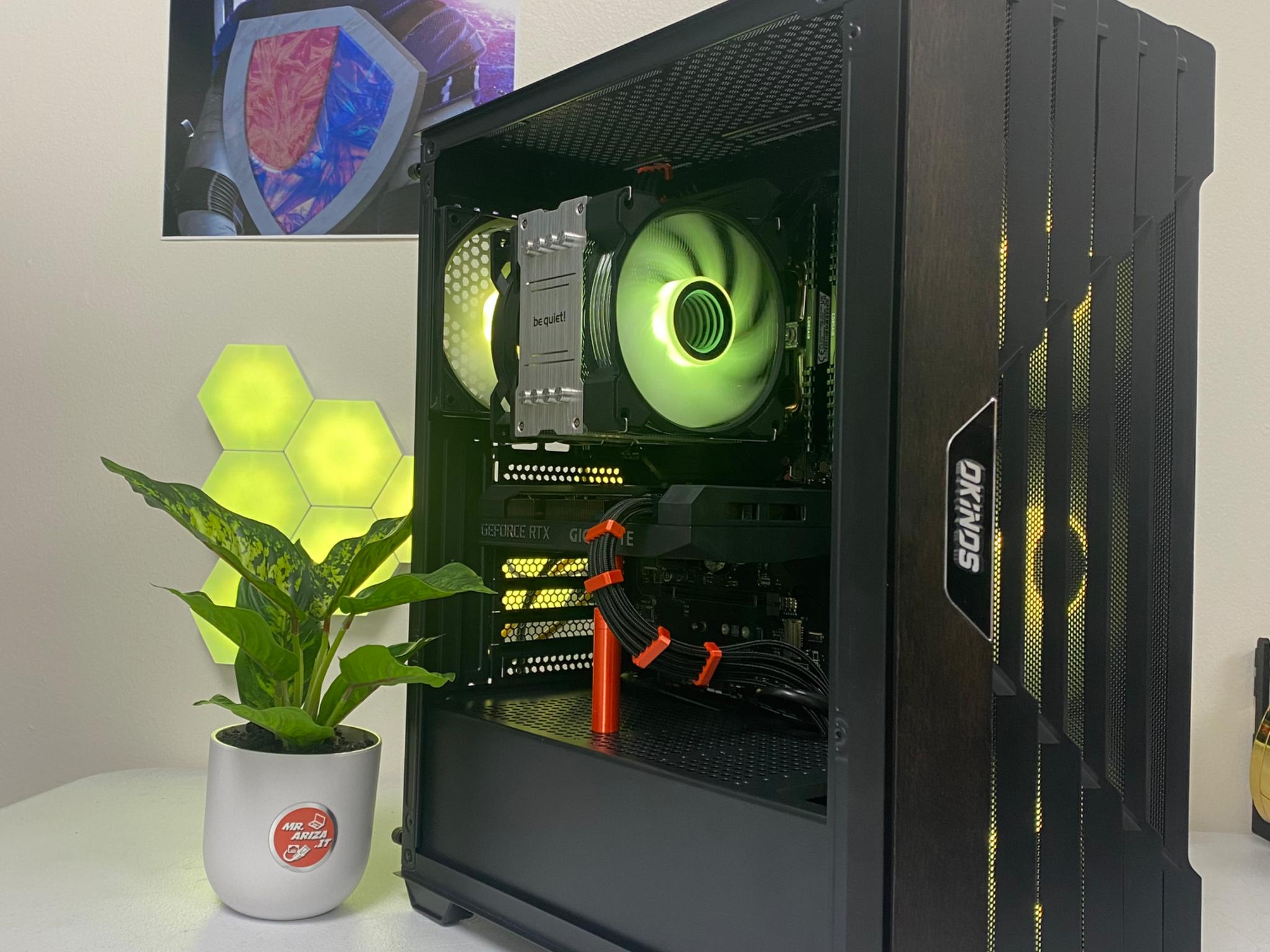 🌈 "Oak Forge RGB" Gaming PC – Style, Silence, and RTX 3060 Power! 🎮🌳