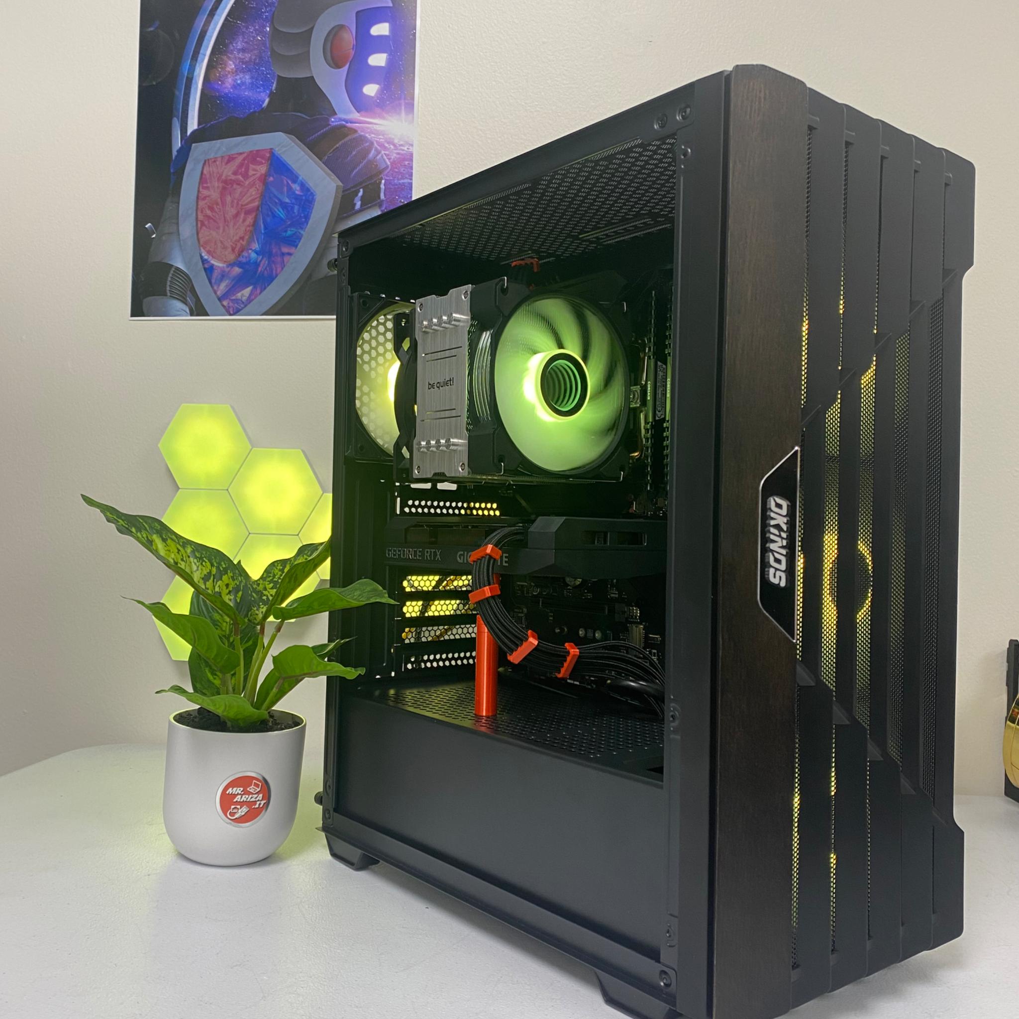 🌈 "Oak Forge RGB" Gaming PC – Style, Silence, and RTX 3060 Power! 🎮🌳