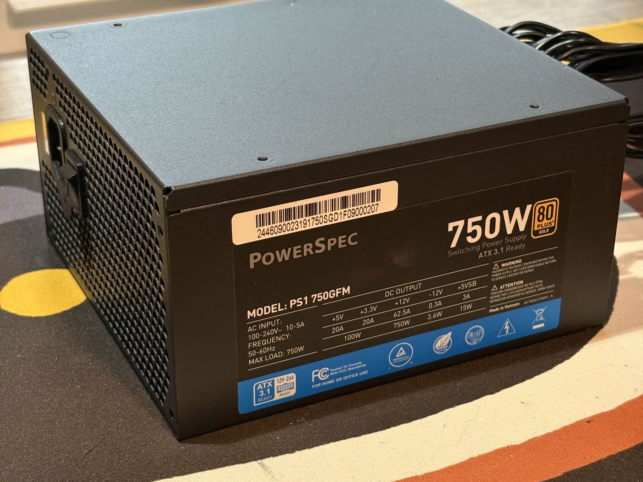 Powerspec 750W Gold Fully Modular