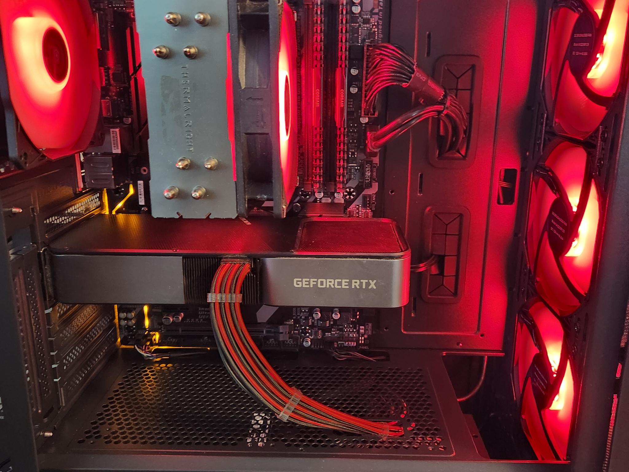 THE RED MONSTER V RTX 3070 fe /Intel I7 the perfect intro gaming/streaming pc!