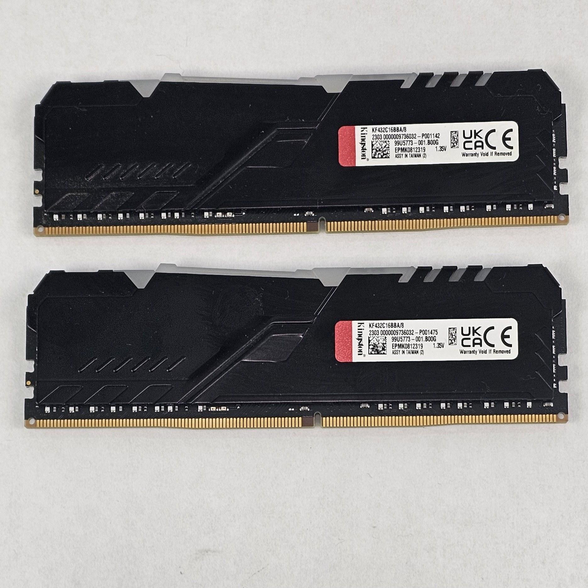 16GB DDR4 (2x8GB) CL16 3200MT/s Kingston Fury Beast