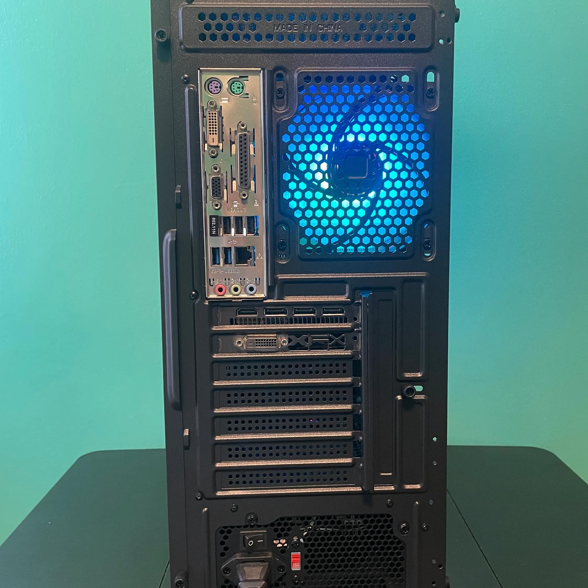 INFINITY Illusion Gaming PC | Intel i5 / Amd RX580 / 8GB / 600GB Win 10 Pro WiFi