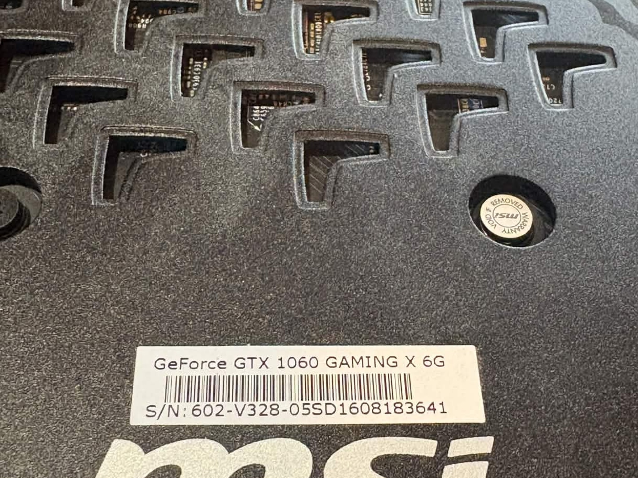 MSI GAMING X GeForce GTX 1060 6GB
