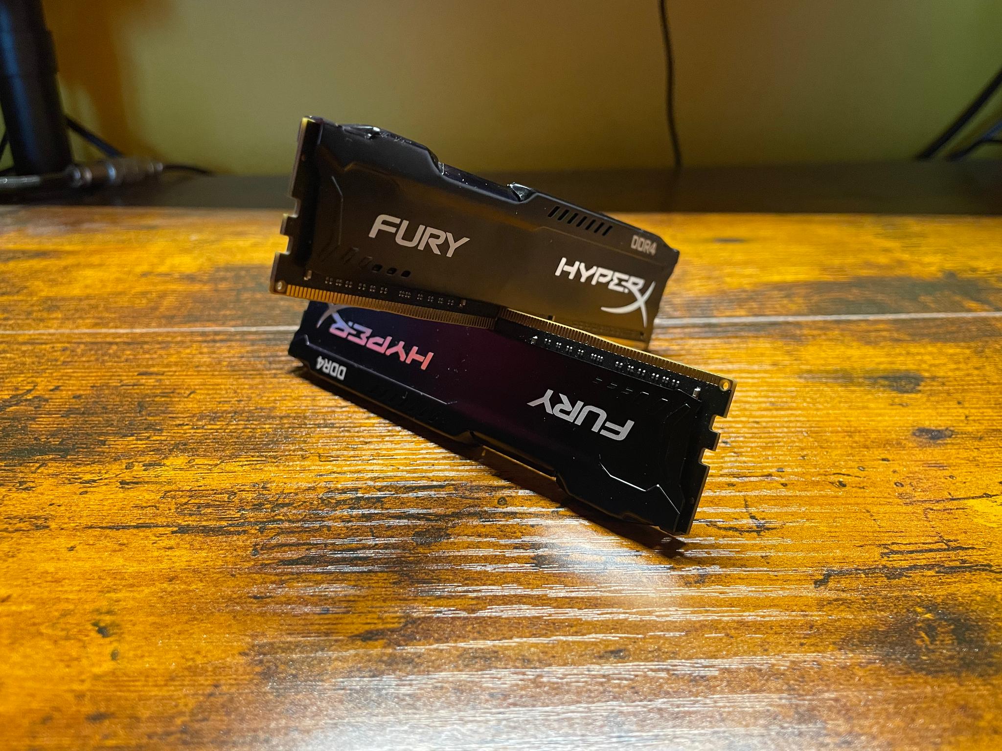 Kingston HyperX Fury memory• 2x8gb 2666mhz