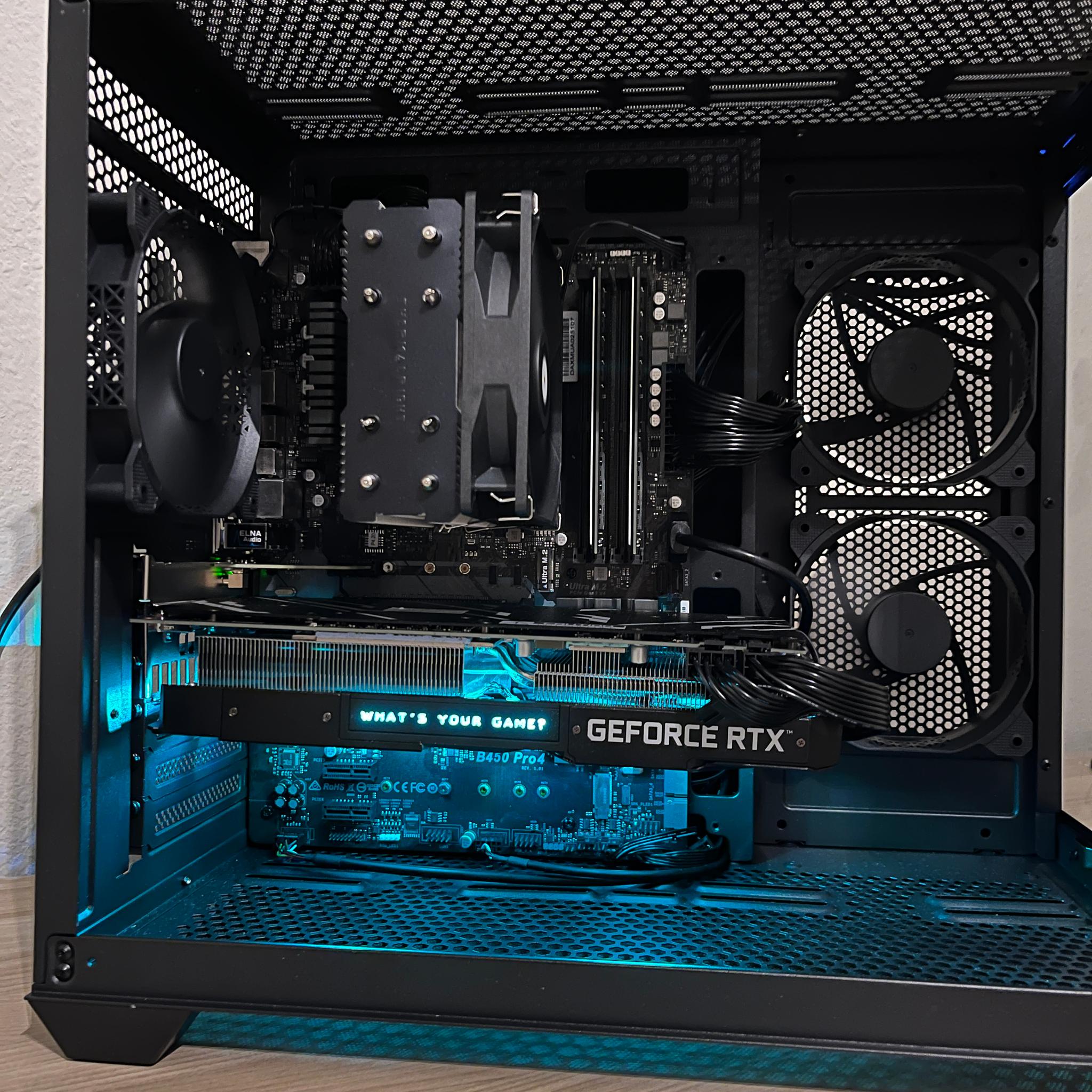 Budget Pure Performance PC Ryzen 5 3600 32gb DDR4 RAM RTX 2070 480GB SSD