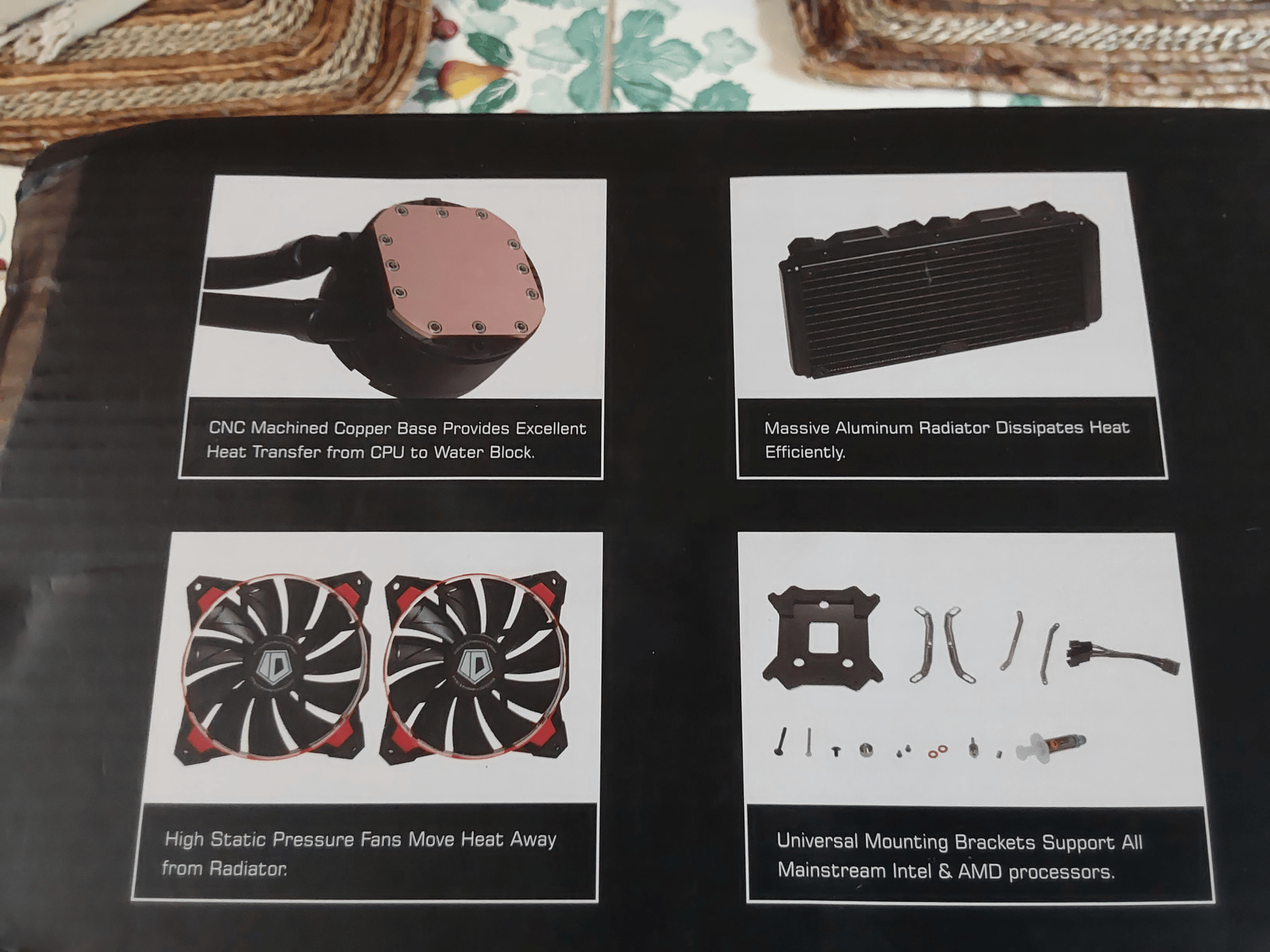 NEW ID-COOLING FROSTFLOW 240L AIO CPU Cooler with Comet-tail LED Lighting