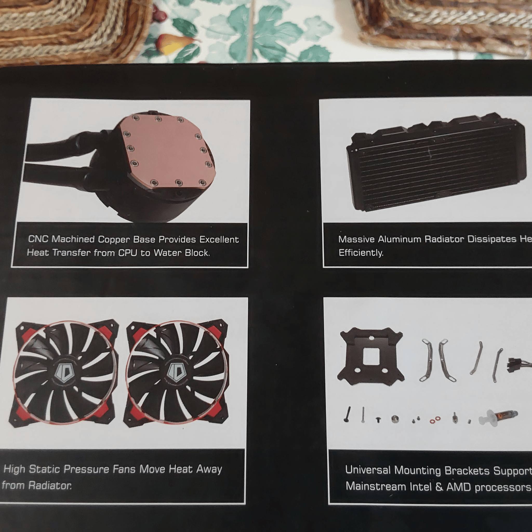 NEW ID-COOLING FROSTFLOW 240L AIO CPU Cooler with Comet-tail LED Lighting