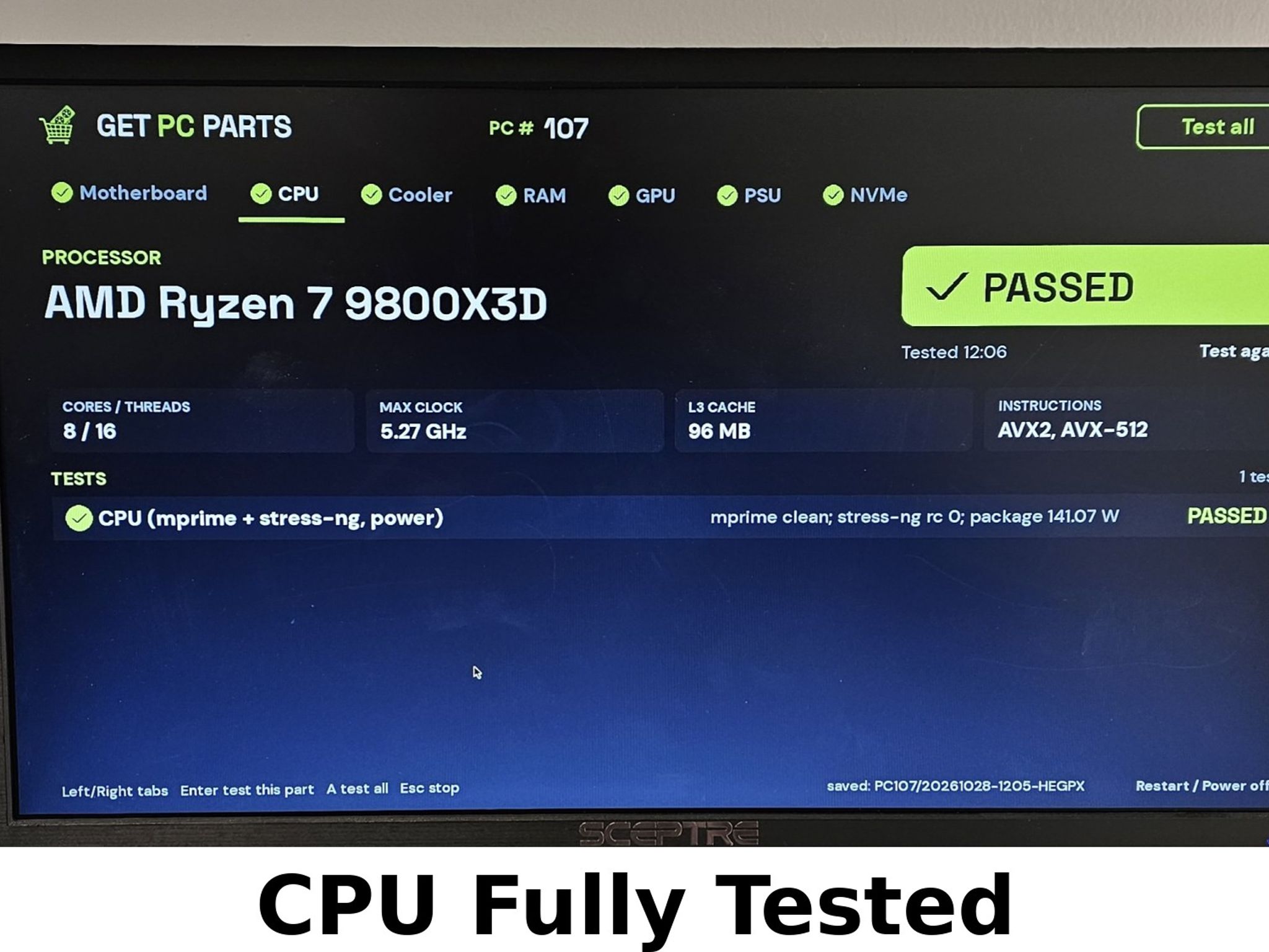AMD Ryzen 7 9800X3D AM5