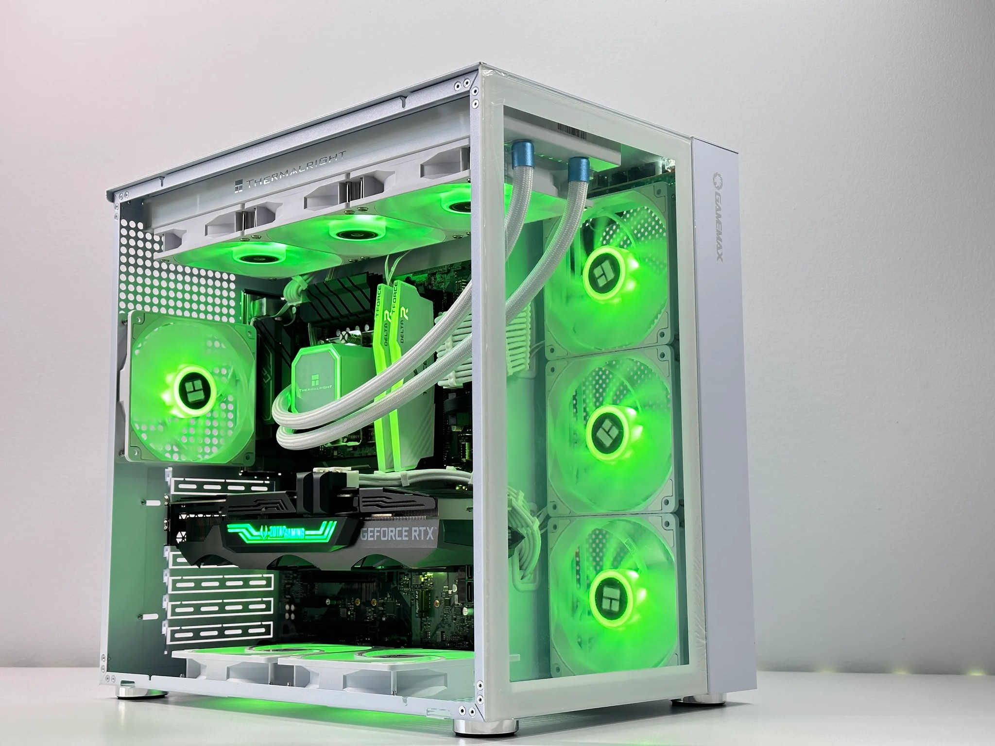 🫗4k Liquid Cooled Gaming PC🫗 Nvidia RTX 3080 10GB❄️Intel 12600KF 10Cores❄️32GB DDR4❄️1TB NVME