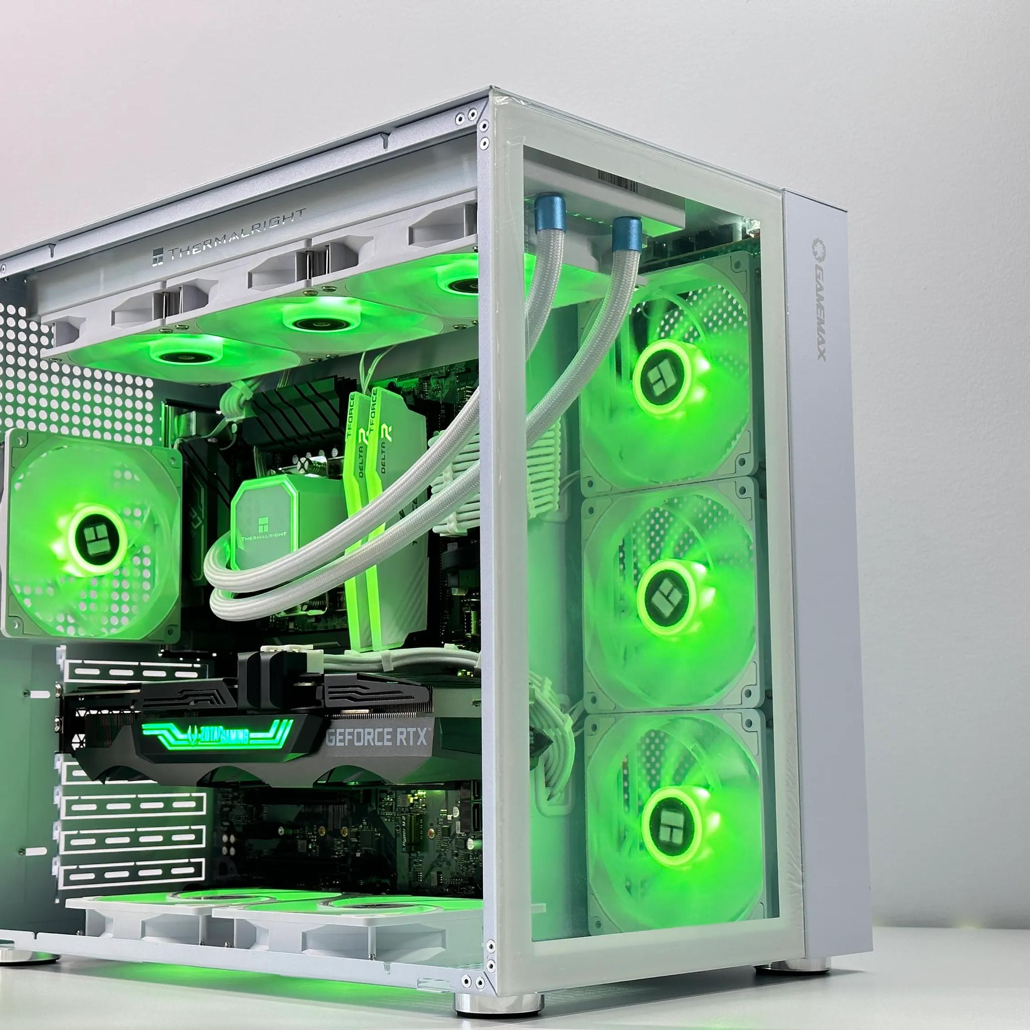 🫗4k Liquid Cooled Gaming PC🫗 Nvidia RTX 3080 10GB❄️Intel 12600KF 10Cores❄️32GB DDR4❄️1TB NVME