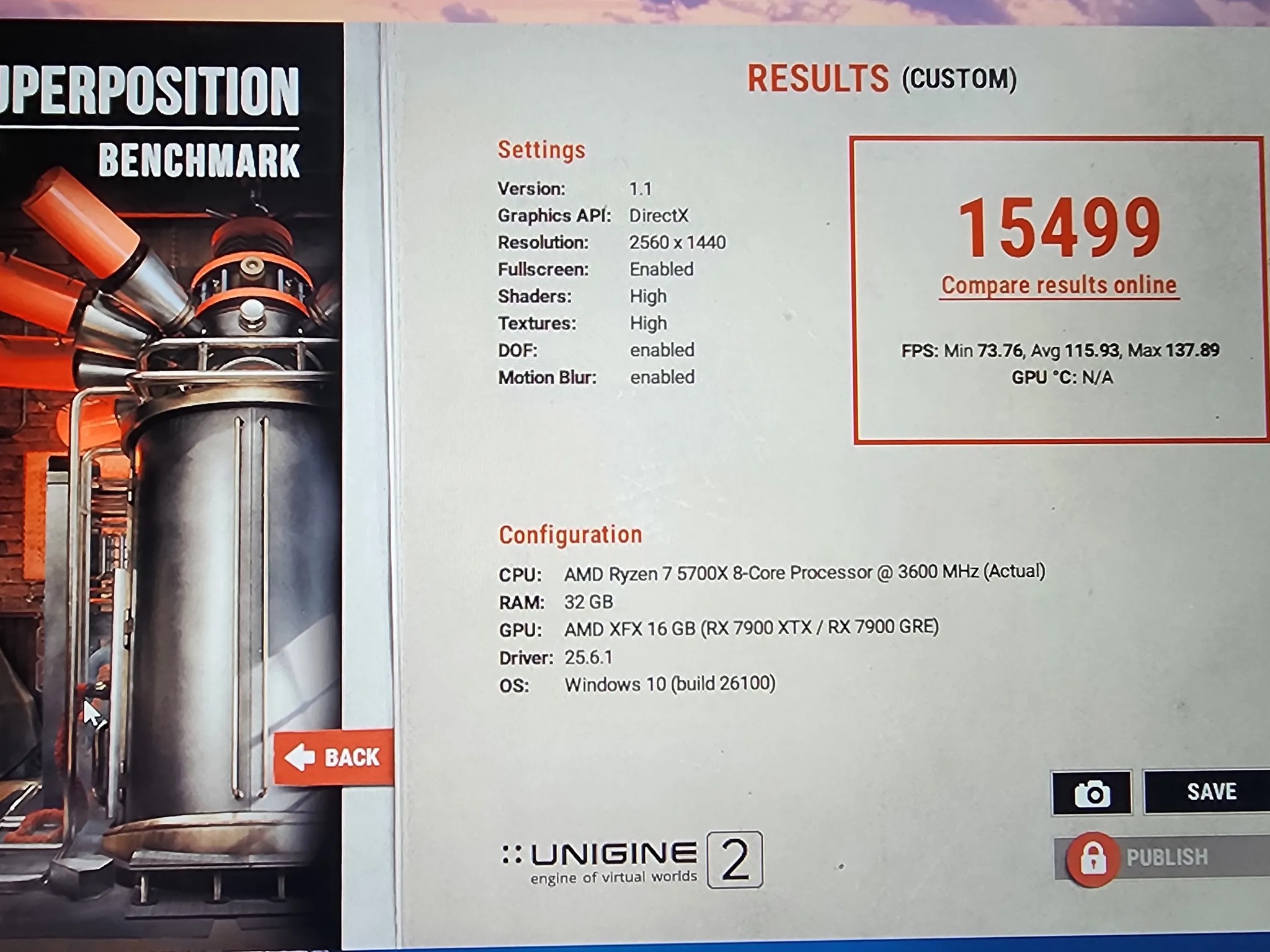 Gaming PC AMD Ryzen7 5700X AMD RX 7900 GRE 16GB