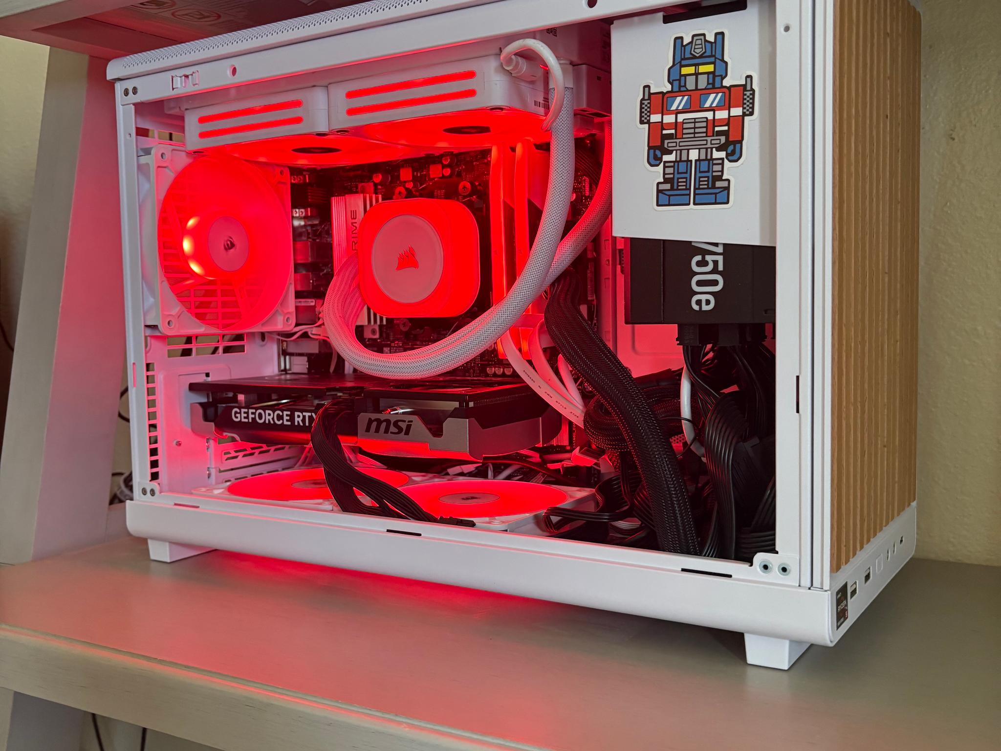 🧊 White RGB Gaming PC — Ryzen 5 7600X + RTX 5060 Ti 16GB + 32GB DDR5 + 1TB M.2 SSD + 256GB SATA SSD