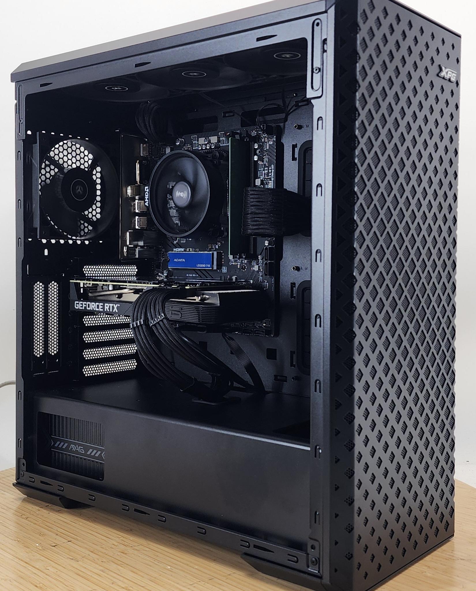 Gaming PC Ryzen 5 8500G 16GB RAM 512GB SSD RTX 3060 Ti 8GB Windows 11 Computer