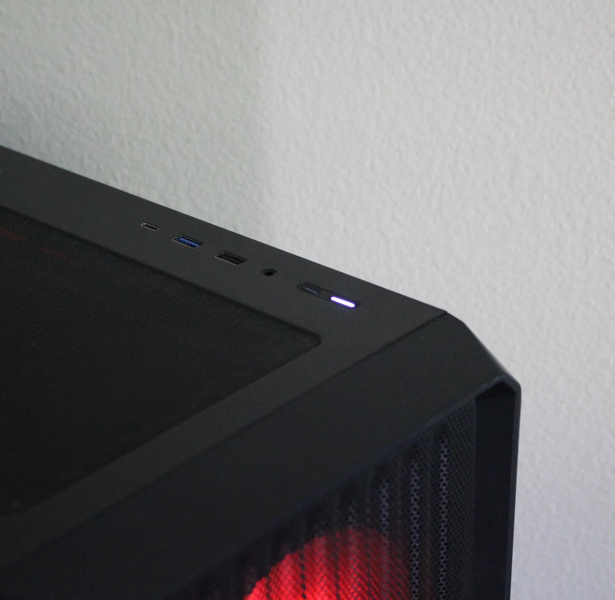 Black Gaming PC | RX 580 | R5 2600 | 16GB Ram | 512GB SSD | Windows 11 Pro | WiFi & BLE