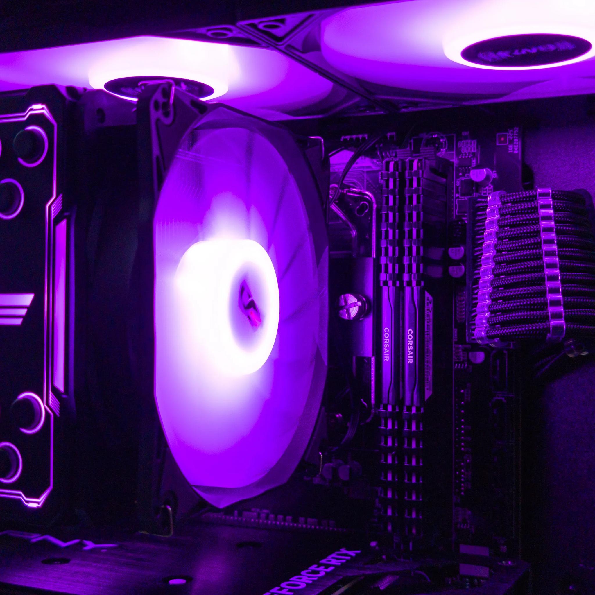 💜🖤 RTX 4060 / Ryzen 7 3700X / 32GB Gaming PC 🖤💜