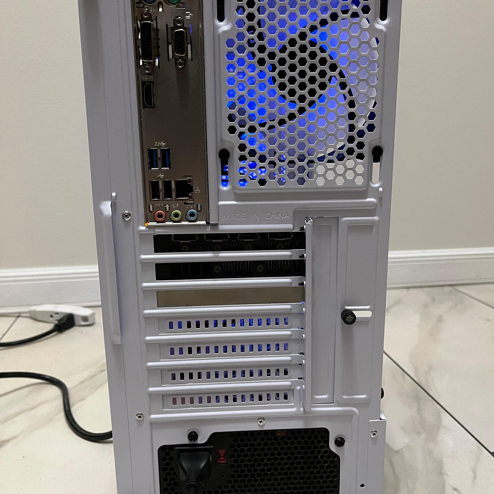 NVIDIA RTX 2070 Super, Intel i5-10400, 16GB RAM, 500 GB SSD, High FPS RGB Gaming PC w/ Wi-Fi